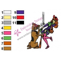 Scooby Doo Embroidery Design 10